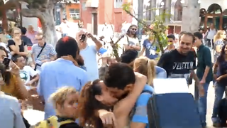 Moroccans Hold a 'Kiss-in' to Support Arrested Teenagers